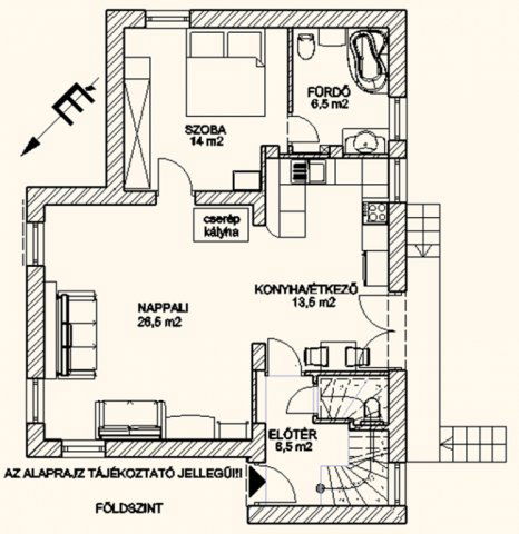 Eladó családi ház, Szentendrén, Napos sétányon 125 M Ft