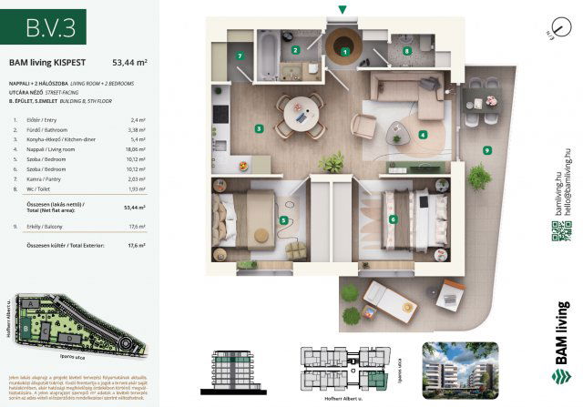 Eladó téglalakás, Budapesten, XIX. kerületben, Iparos utcában