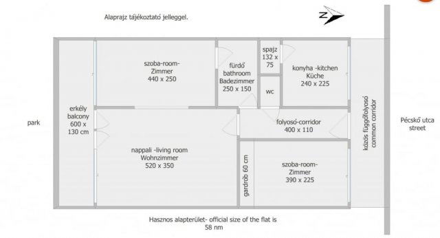 Eladó panellakás, Salgótarjánban 21.8 M Ft, 2+1 szobás