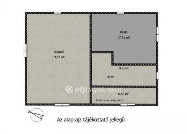 Eladó családi ház, Makádon 22.5 M Ft, 1 szobás