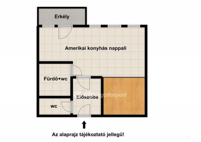 Eladó téglalakás, Hajdúszoboszlón 48.9 M Ft, 1 szobás
