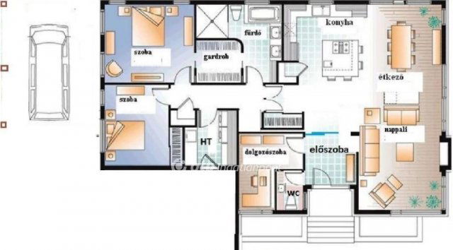 Eladó családi ház, Kecskeméten 74.4 M Ft, 4 szobás