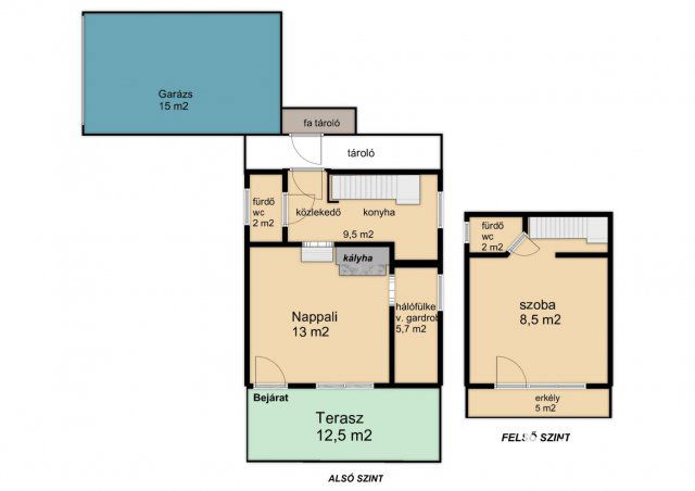 Eladó mezogazdasagi ingatlan, Felsőörsön 44 M Ft, 2+1 szobás