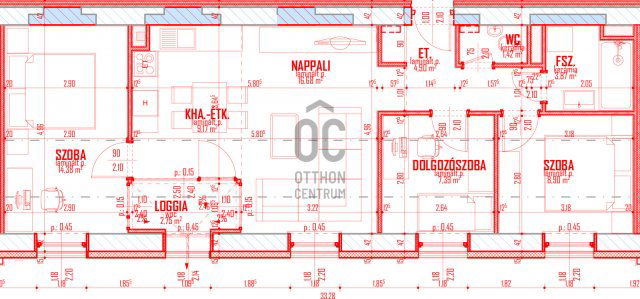 Eladó téglalakás, Budapesten, IV. kerületben 93.346 M Ft