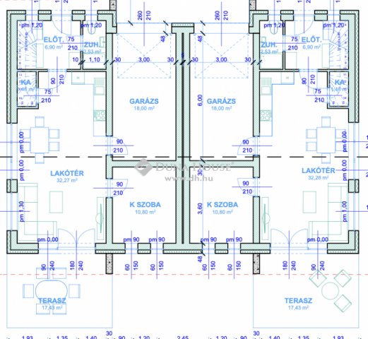 Eladó ikerház, Budapesten, XVIII. kerületben 149.9 M Ft, 5 szobás