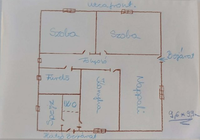 Eladó családi ház, Csibrákon 7 M Ft, 2 szobás