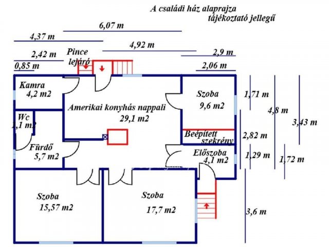Eladó családi ház, Lajosmizsén 53 M Ft, 3+1 szobás