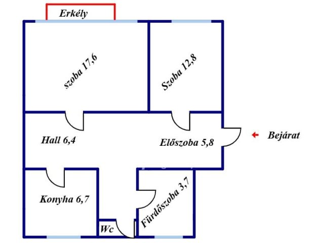Eladó téglalakás, Budapesten, II. kerületben 99.9 M Ft, 2 szobás