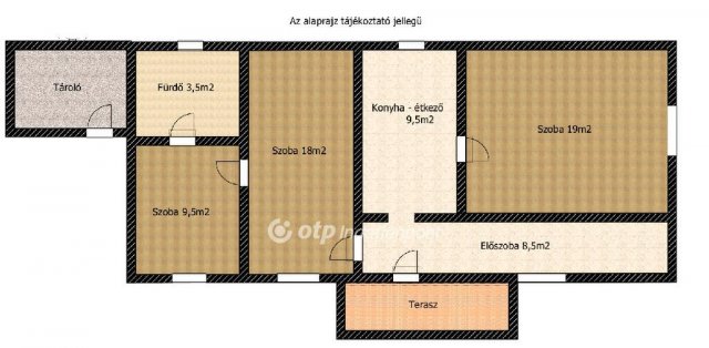 Eladó családi ház, Ráckeresztúron 60 M Ft, 3 szobás