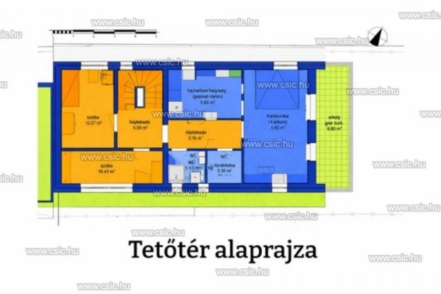 Eladó ikerház, Budakalászon 198 M Ft, 5 szobás