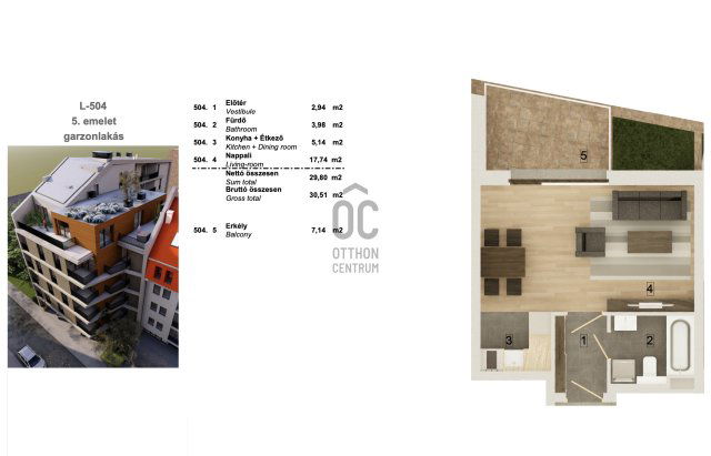 Eladó téglalakás, Budapesten, VIII. kerületben 59.9 M Ft