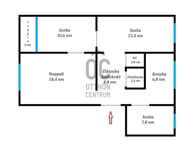 Eladó panellakás, Budapesten, XV. kerületben 82 M Ft, 4 szobás