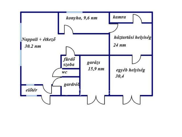 Eladó családi ház, Mánfán 54 M Ft, 4 szobás