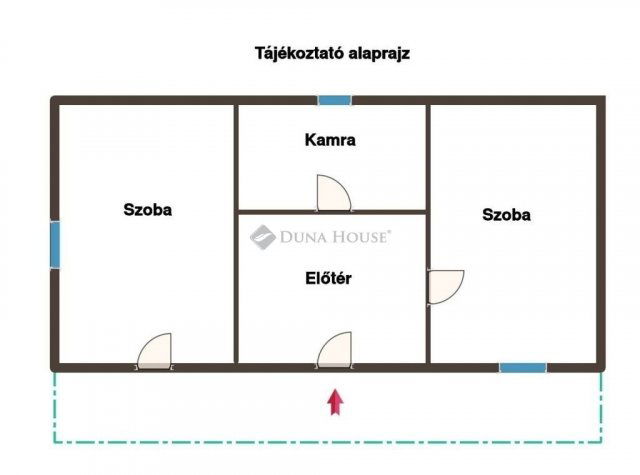 Eladó családi ház, Kókán 21.9 M Ft, 2 szobás