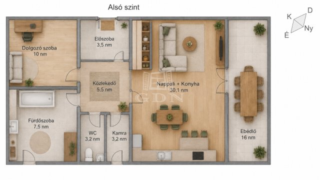 Eladó családi ház, Érden 110 M Ft, 5 szobás