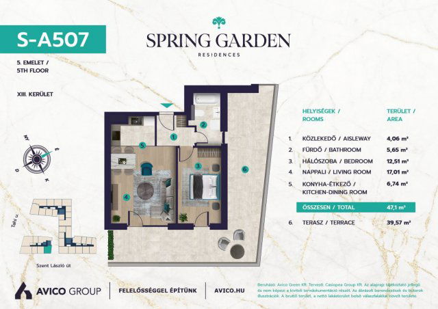 Eladó téglalakás, Budapesten, XIII. kerületben 104.49 M Ft