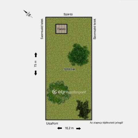 Eladó telek, Gyúrón 10 M Ft / költözzbe.hu