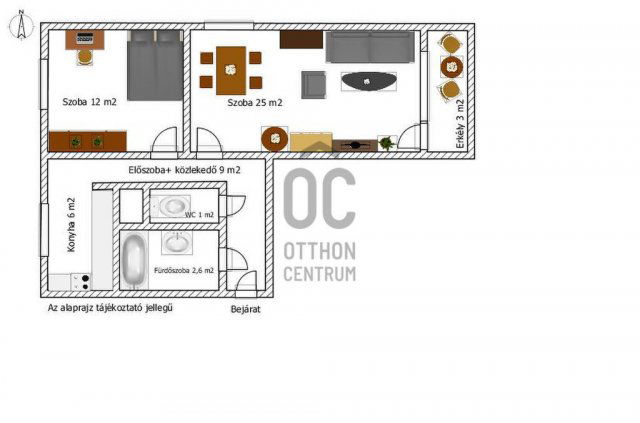 Eladó panellakás, Százhalombattán 59.9 M Ft, 2 szobás