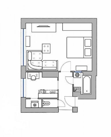 Eladó téglalakás, Miskolcon 25.9 M Ft, 1 szobás