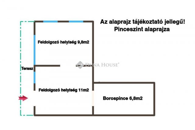 Eladó mezogazdasagi ingatlan, Igalon 18 M Ft, 1 szobás