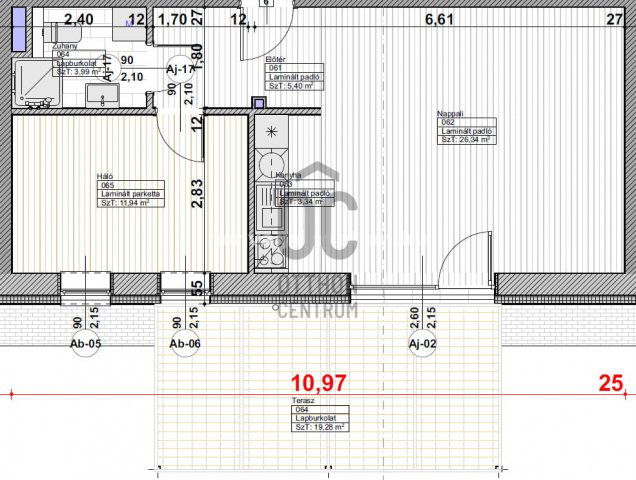 Eladó téglalakás, Kiskunlacházán 53.6 M Ft, 2 szobás