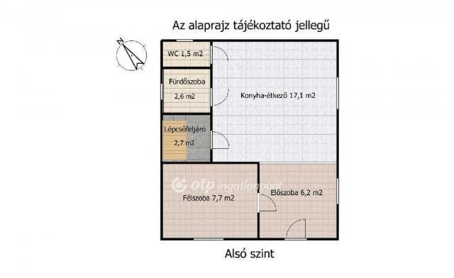 Eladó nyaraló, Dömsödön 29.9 M Ft, 3+1 szobás