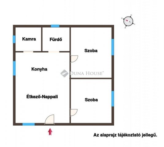 Eladó családi ház, Dabason 78.9 M Ft, 2 szobás