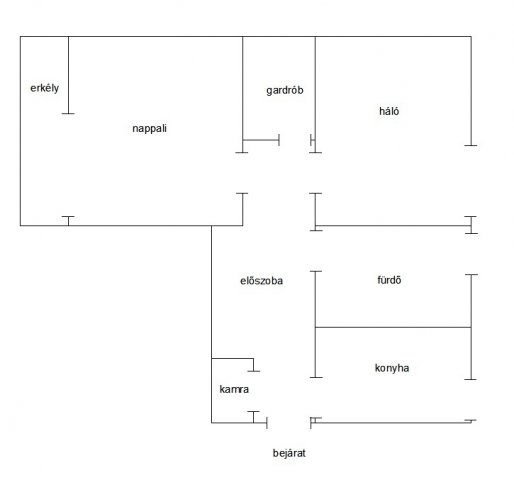 Kiadó téglalakás, albérlet, Debrecenben 220 E Ft / hó, 2 szobás