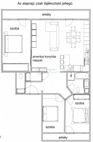 Eladó téglalakás, Szegeden 94.6 M Ft, 3+1 szobás