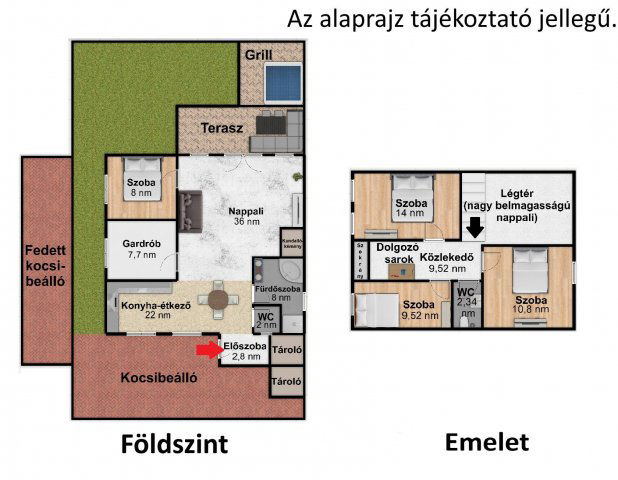 Eladó családi ház, Szigetszentmiklóson 109.9 M Ft, 5+1 szobás
