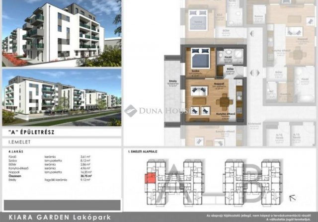 Eladó téglalakás, Szombathelyen 41.9 M Ft, 2 szobás