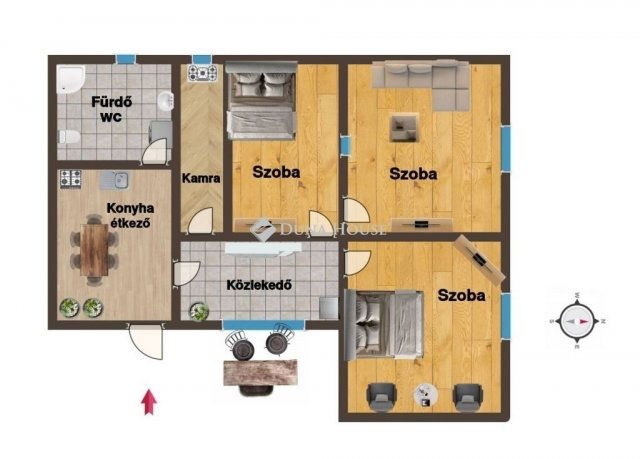 Eladó családi ház, Simontornyán 23.5 M Ft, 3 szobás