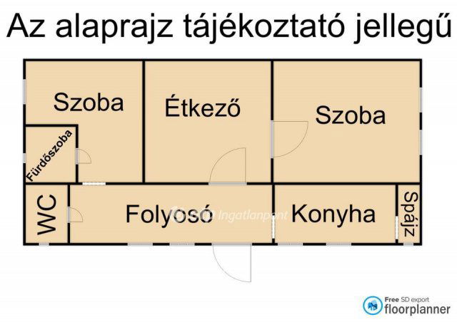Eladó családi ház, Szentmártonkátán 21 M Ft, 1+1 szobás