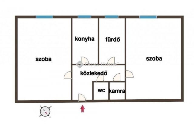 Eladó téglalakás, Kecskeméten 47.9 M Ft, 2 szobás