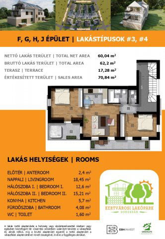 Eladó téglalakás, Budapesten, XXIII. kerületben 99.9 M Ft