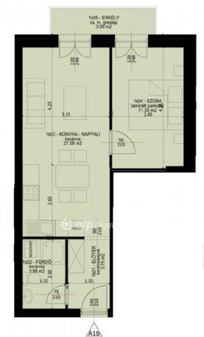 Eladó téglalakás, Szegeden 54.548 M Ft, 2 szobás