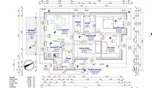 Eladó családi ház, Sülysápon 85 M Ft, 4 szobás