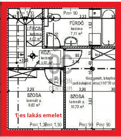 Eladó téglalakás, Cegléden 64.9 M Ft, 3 szobás