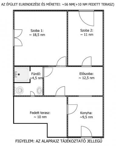 Eladó családi ház, Debrecenben 47.9 M Ft, 2 szobás