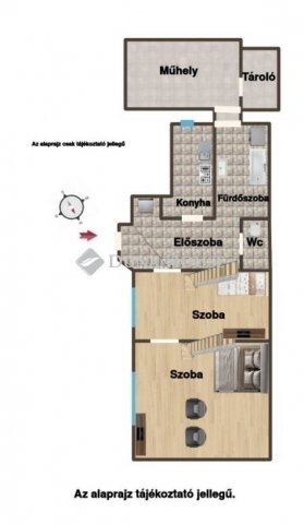 Eladó téglalakás, Budapesten, IX. kerületben 63.4 M Ft, 2 szobás