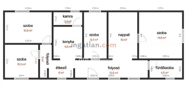 Eladó családi ház, Tiszakécskén 19.9 M Ft, 3 szobás