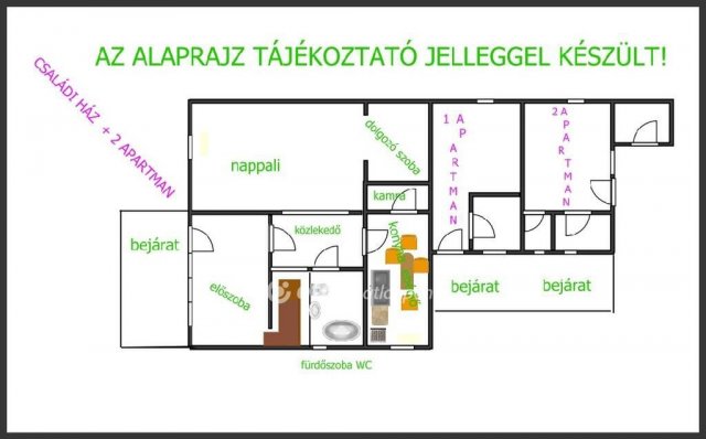 Eladó családi ház, Hajdúszoboszlón 105 M Ft, 5+1 szobás