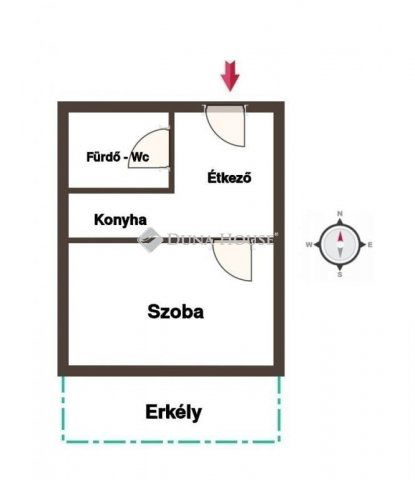 Eladó panellakás, Kecskeméten 36.9 M Ft, 1 szobás