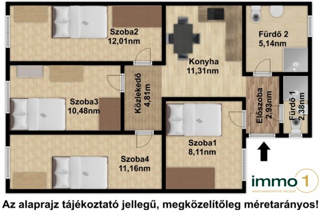 Eladó téglalakás, VII. kerületben, Rottenbiller utcában