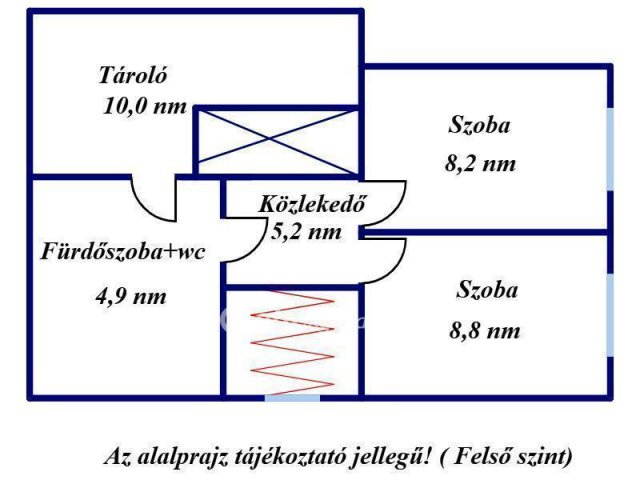 Eladó téglalakás, Gádoroson 15.5 M Ft, 1+2 szobás