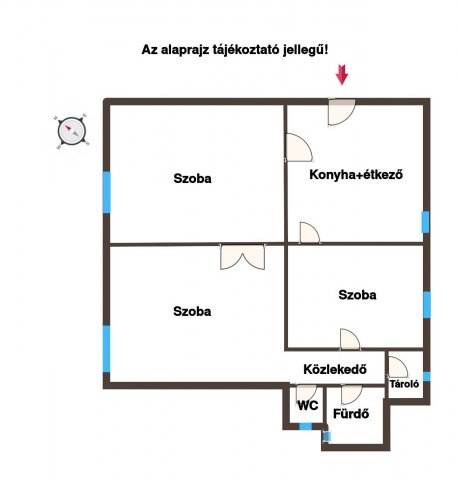 Eladó téglalakás, Budapesten, IX. kerületben 94.5 M Ft, 3 szobás