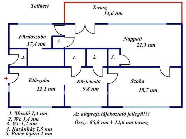 Eladó sorház, Mezőtúron 21.5 M Ft, 2+1 szobás