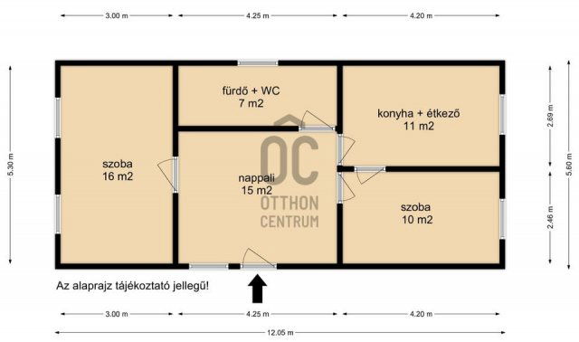 Eladó családi ház, Gyékényesen 12 M Ft, 3 szobás