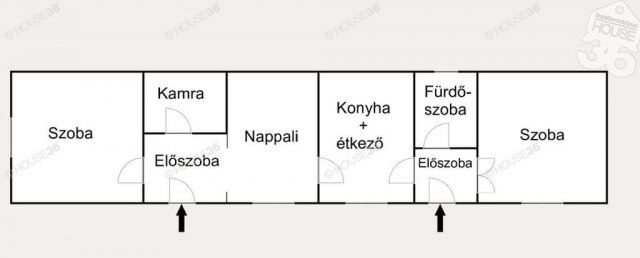 Eladó családi ház, Tiszaugon 16.5 M Ft, 3 szobás