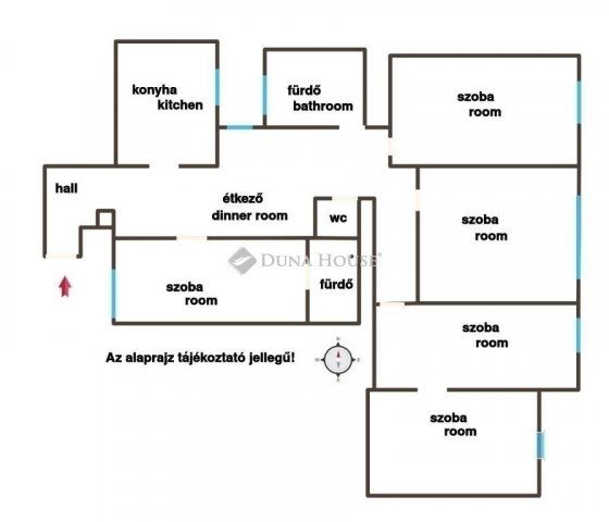 Eladó téglalakás, Budapesten, V. kerületben 160 M Ft, 5 szobás